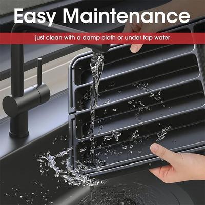 Inspired Living Adjustable Expandable Utensil Organizer Tray For Kitchen Drawers white
