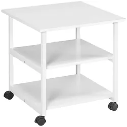 DRUCKERTISCH mit Rolle, Druckerständer mit 3-Ebene, Druckerhalter, Druckerwagen
