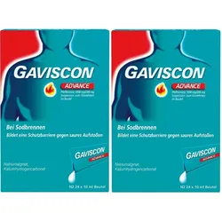 GAVISCON ADVANCE Beutel Doppelpack 2X240 ml Suspension