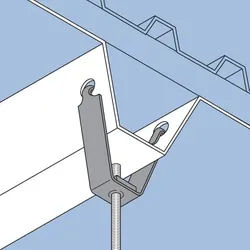 ABB DH-50 Trapezdeckenhalterung von aussen mit Loch 10,5mm 7TCA084030R0931 DH50  - 50 Stück