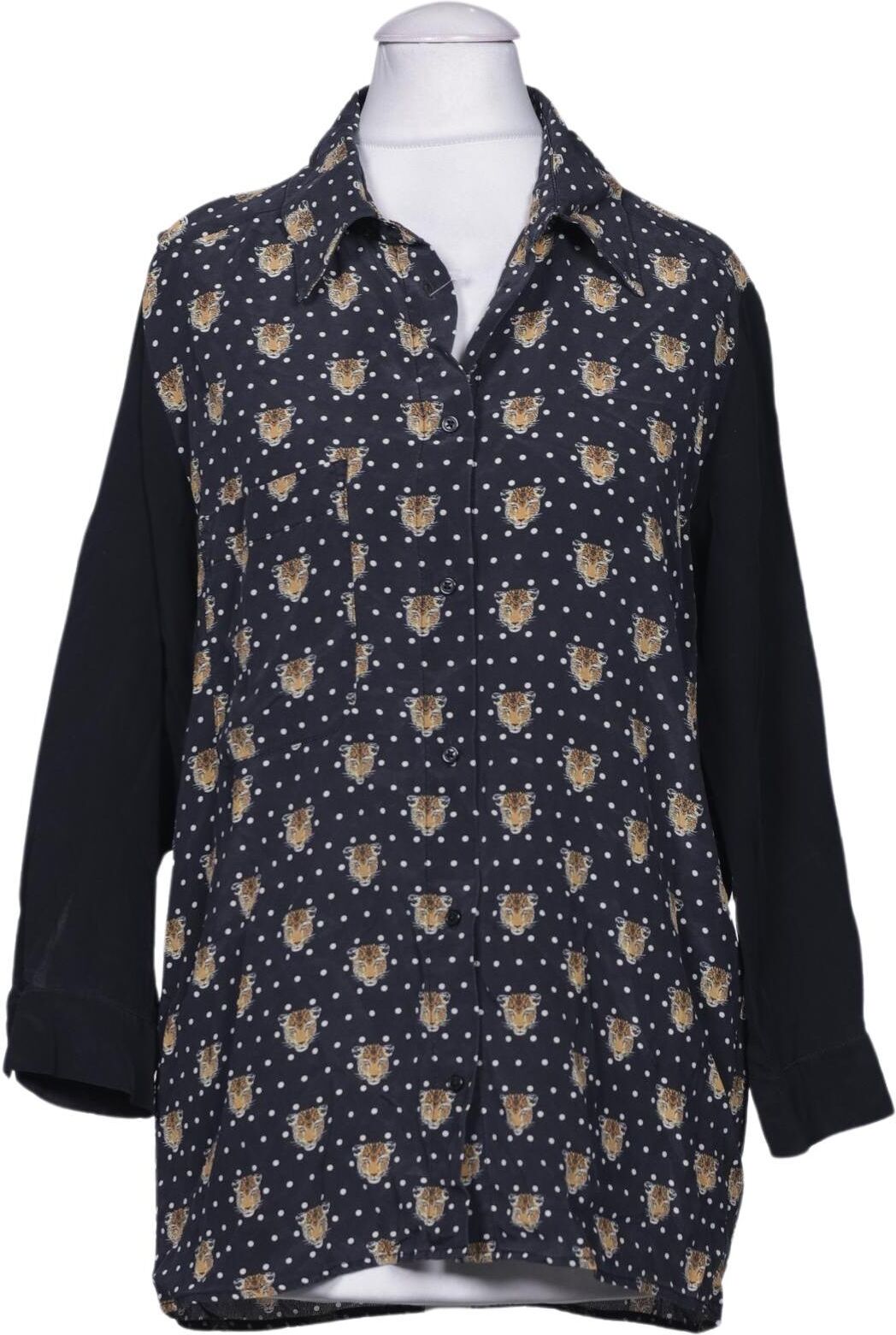 Sandro Damen Bluse, Mehrfarbig, Gr. EU 36 (Sandro 1), Seide - Second Hand