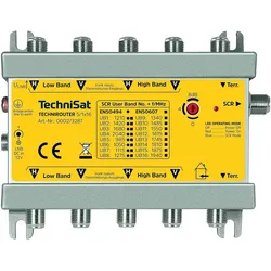 TechniSat TechniRouter 5/1x16 (Multischalter), SAT Zubehör, Silber