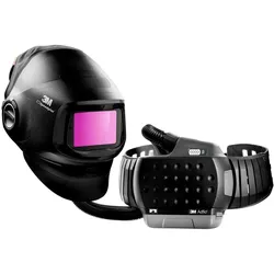 3M Speedglas Hochleistungs-Schweißmaske G5-01 mit 3M Adflo Gebläseatemschutz, 3M Speedglas Automatik-Schweißfilter G5-01VC, Hochleistungsbatterie und Aufbewahrungstasche, H617830