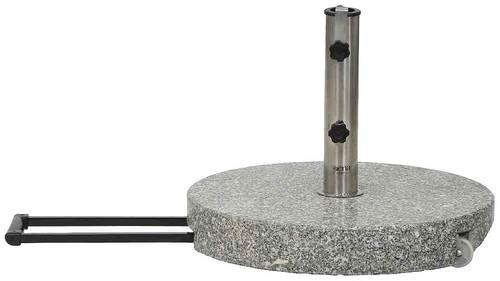 Siena Garden 431522 Granitständer Trolley Rund 40kg, (ØxH) 50x8cm