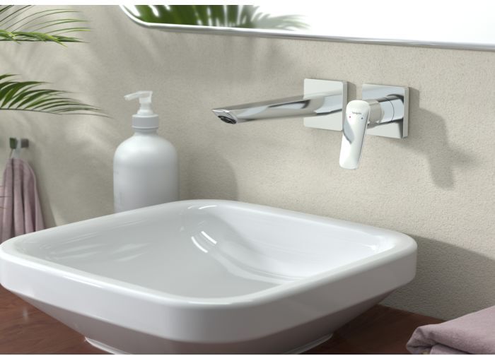 Hansgrohe Logis Waschtischarmatur 71256000 Unterputz Armatur, mit Auslauf 205mm, chrom