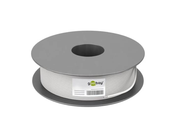 Goobay 4-voudige coaxiale kabel afgeschermd 120dB op kartonnen spoel 100m