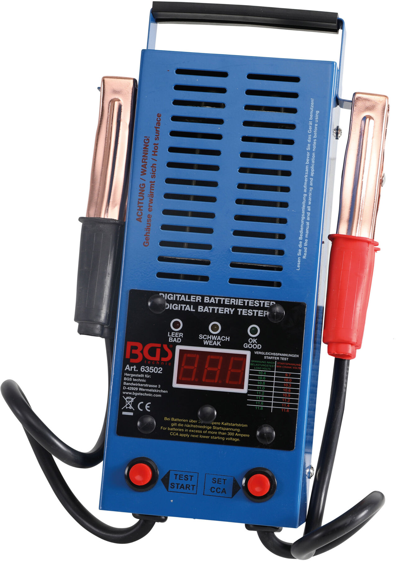 BGS Digitaler Batterie-Tester ; BGS technic (63502)
