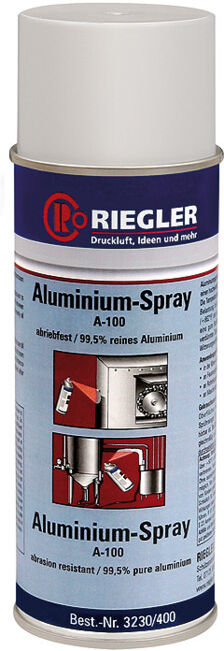 Riegler Spray Aluminium, Température max 800 °C, 400 ml (3230/400)