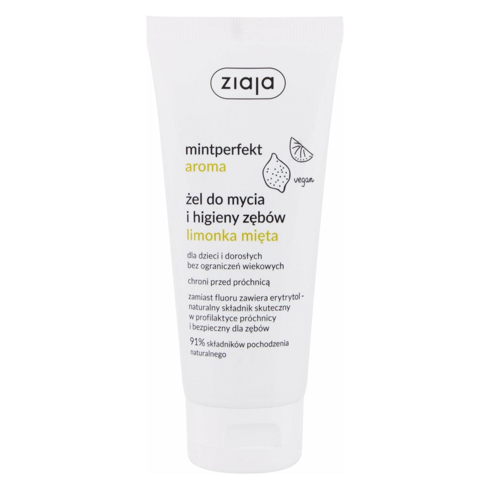 Ziaja Mintperfect Aroma Lime & Mint Tooth Gel - Zubní gel (100 ml) (117913)