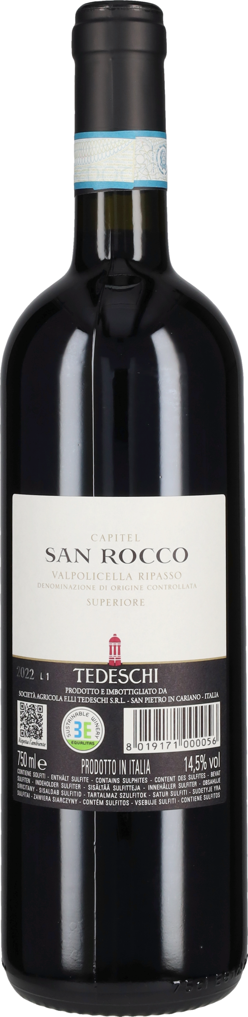 Tedeschi Valpolicella Superiore Ripasso 'Capitel San Rocco' 2022