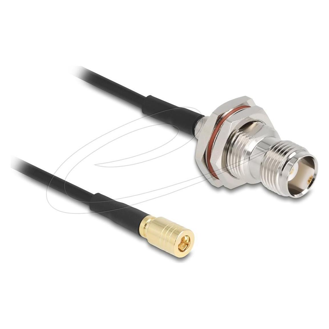 Delock Antennenkabel TNC Buchse zu SMB Stecker RG-174 20 cm (Antennenkabel) (90724)