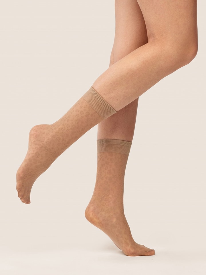 Gabriella Socken "Arya" in Beige - onesize