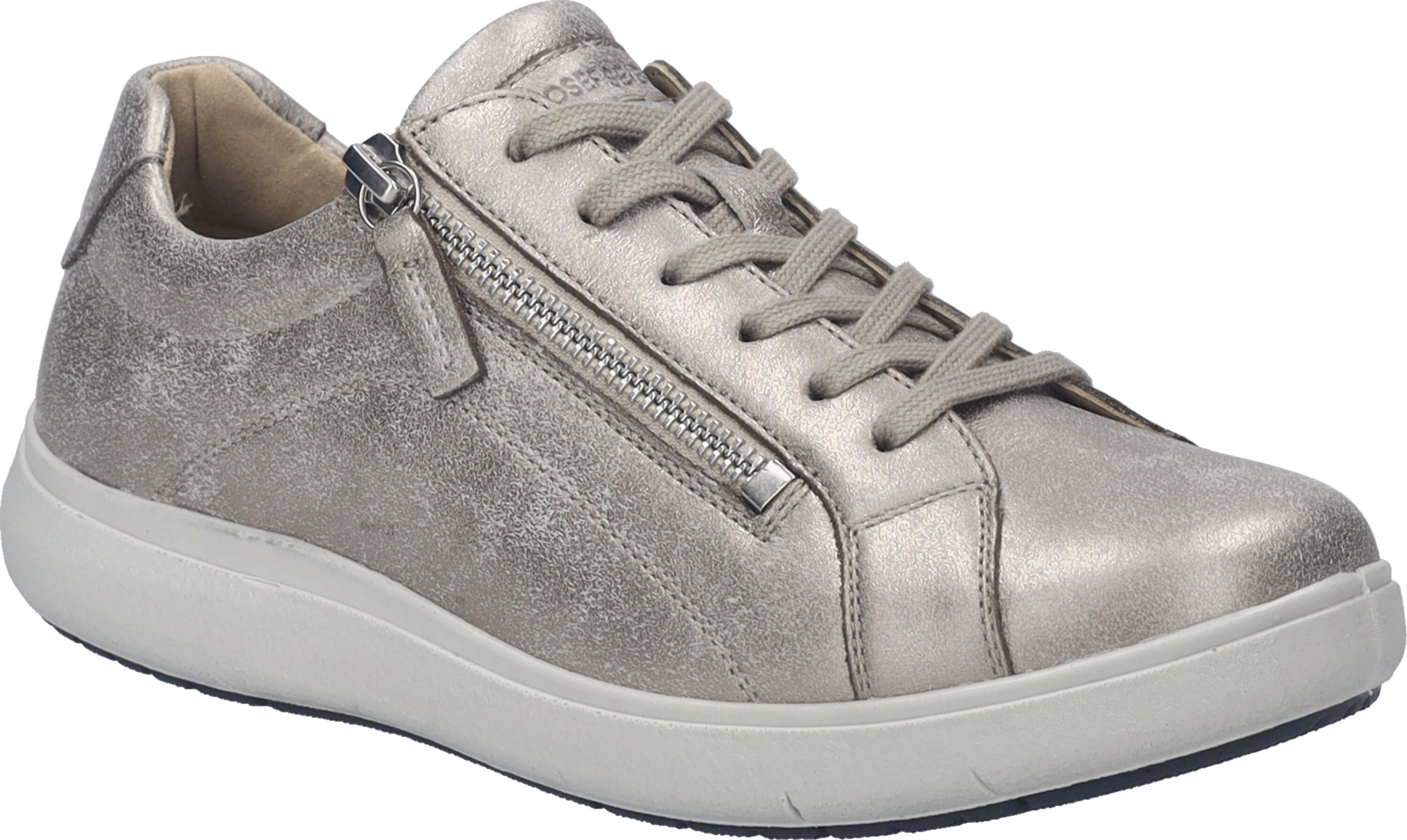 Sneaker JOSEF SEIBEL "Megan 01, champagner", Damen, Gr. 39, beige (champagner), Obermaterial: 100% Rindsleder Leather cow., Schuhe Sneaker