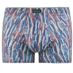 Bruno Dance Short Blau Muster Polyester X-Large Herren