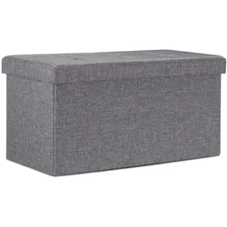 Relaxdays, Sitzbank, Faltbare Sitzbank (76 cm)