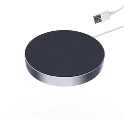 kalb   QI Unterbau und Einbau Ladegerät grau Ladedistanz 3 - 18 mm Smart Wireless USB