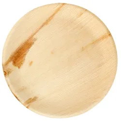 MONOUSO - Palmblatt Teller Rund Ø23cm (100 Stück)