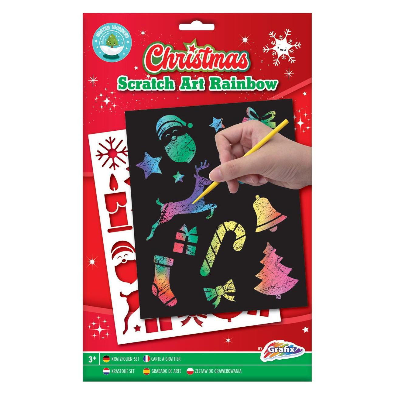 Grafix Scratch Art Regenbogen Weihnachten A5 (37908072)