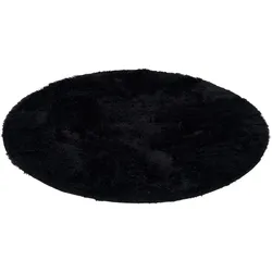Pergamon, Teppich, Hochflor Shaggy Teppich Fluffy Rund (160 cm)