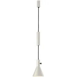 Tecnolumen Eleu LED Pendelleuchte, weiß lackiert