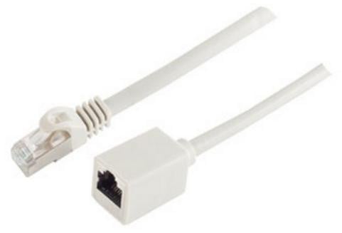 Shiverpeaks BS08-62020 RJ45 Patchkabel met Rohkabel CAT7, 1m, grijs