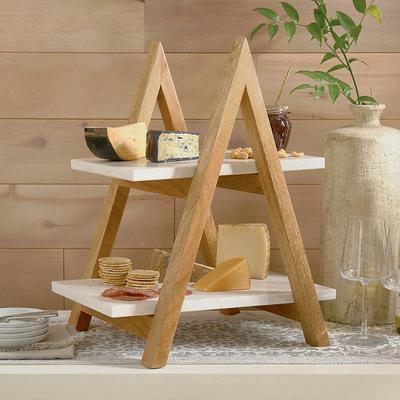 Marble Two Tiered Riser - Grandin Road