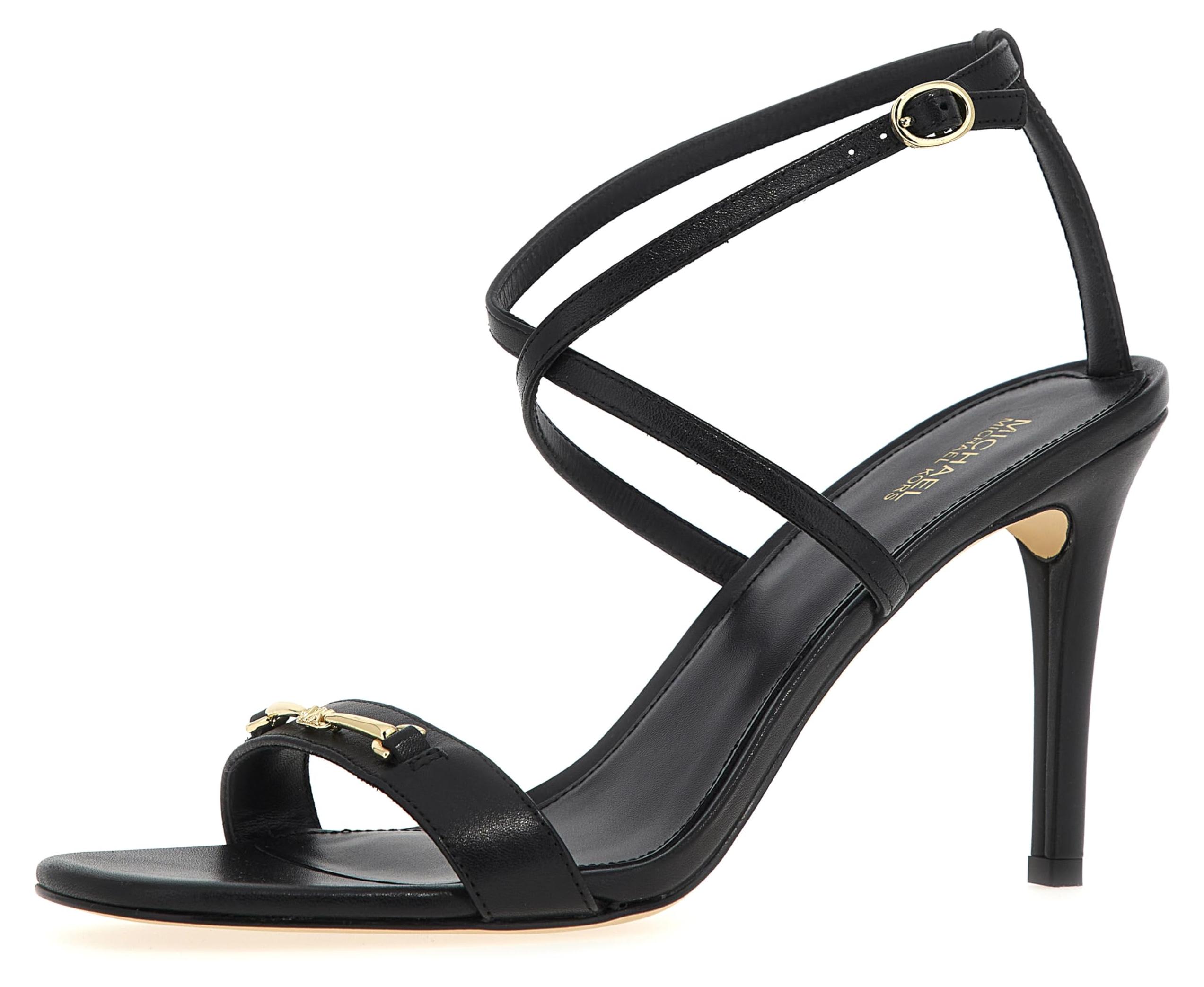 Michael Kors 40R5LEHS1L-001 LENA HEELED SANDAL Damen BLACK EU 39.5