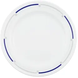 Esmeyer 6 x Seltmann Teller flach 19 cm Fahne, Form:  Imperial, Dekor: 21101 Nova