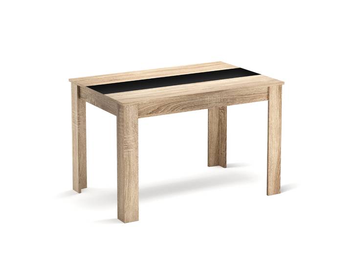 Esstisch ACCENT mit Wendeplatte 120 x 80 cm braun