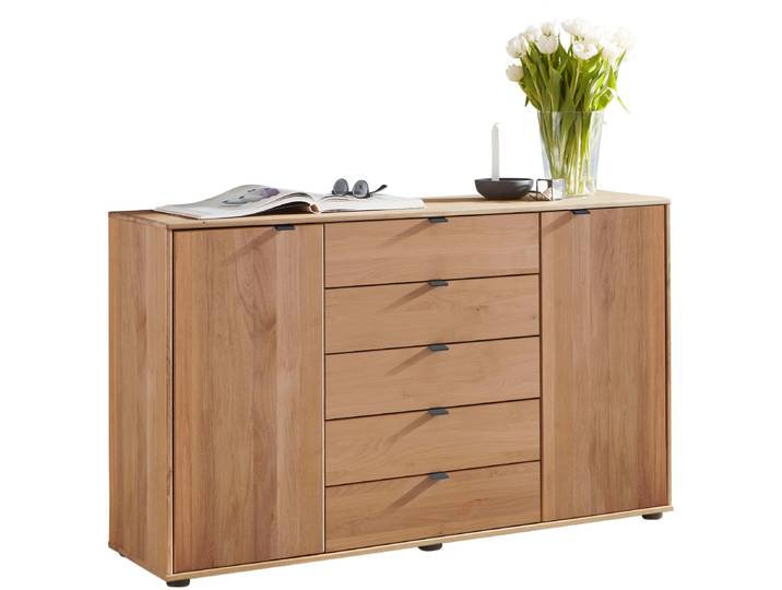 Kombikommode WIEMANN Cardiff Sideboard, Wäscheschrank, teilmassiv Erle, mit Schubladen , braun, Erle,Front Erlemassiv, Erle, Sideboards, Kombikommode, verschiedenen Ausführungen, inklusive Einlegeboden