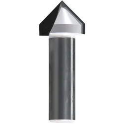 Makita V-Nutfräser Ø 6 mm Schaft - Ø 19 mm Fräser - 48 mm Gesamtlänge - 90° Winkel - D-47880