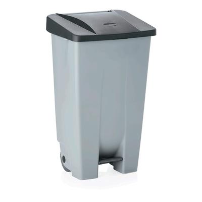 2x Tretabfallbehälter mit 2 Rollen 120 l