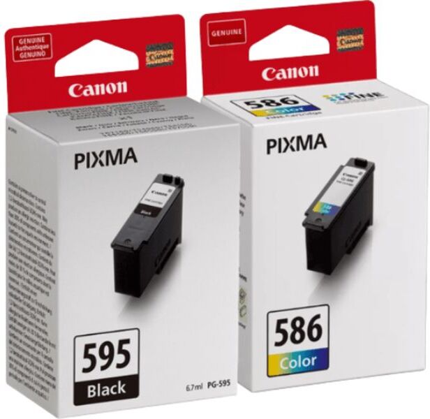 Canon PG-595 / CL-586 photo value pack - Schwarz + 3 Farben - Druckerpatrone - Multipack