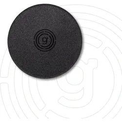 Gelmags Metall-Pad Ø 8,0 cm mit Kleberückseite schwarz