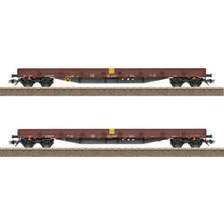 TRIX H0 T24431 Güterwagen, Niederbordwagen DC