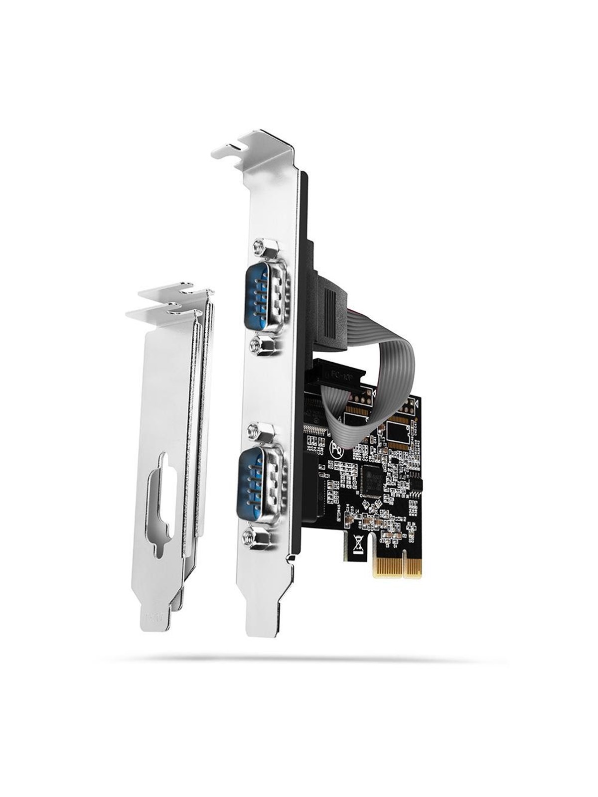 AXAGON 2 Serielle Ports DB9 PCI-Express Karte