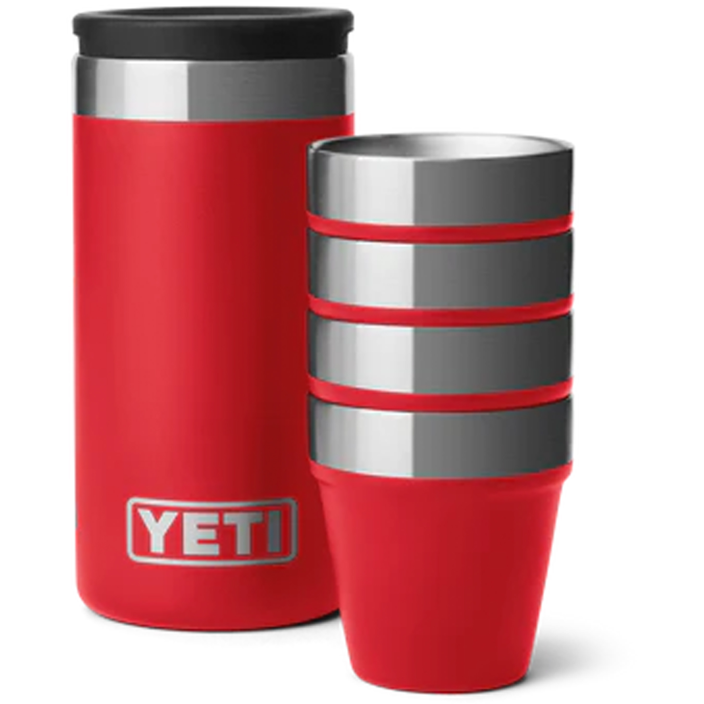 Yeti Shot Glasses & Case Isolierflaschen rot Größe 50ML