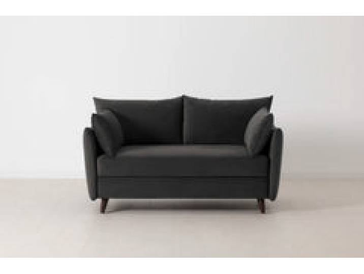 Model 08 Zweisitzer-Schlafsofa , Dunkelgrau