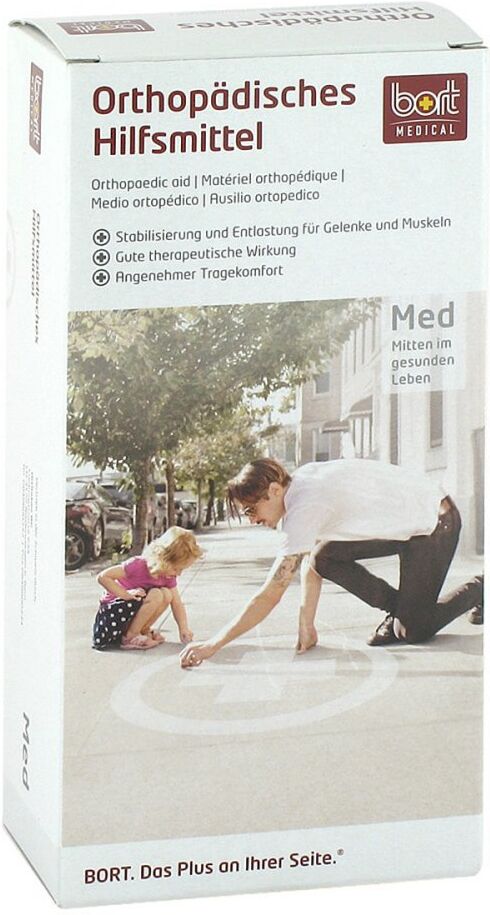 Bort Soft Daumenschiene kurz M schwarz