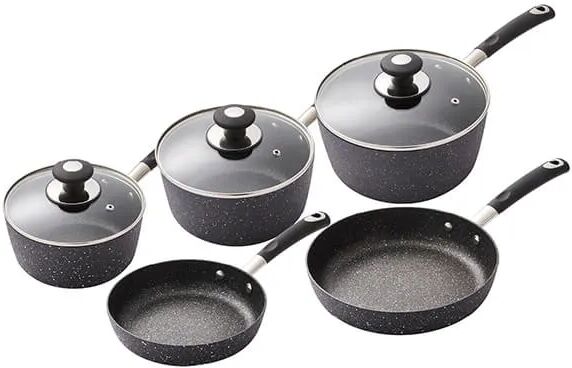 Tower Precision 5 Piece Pan Set Black
