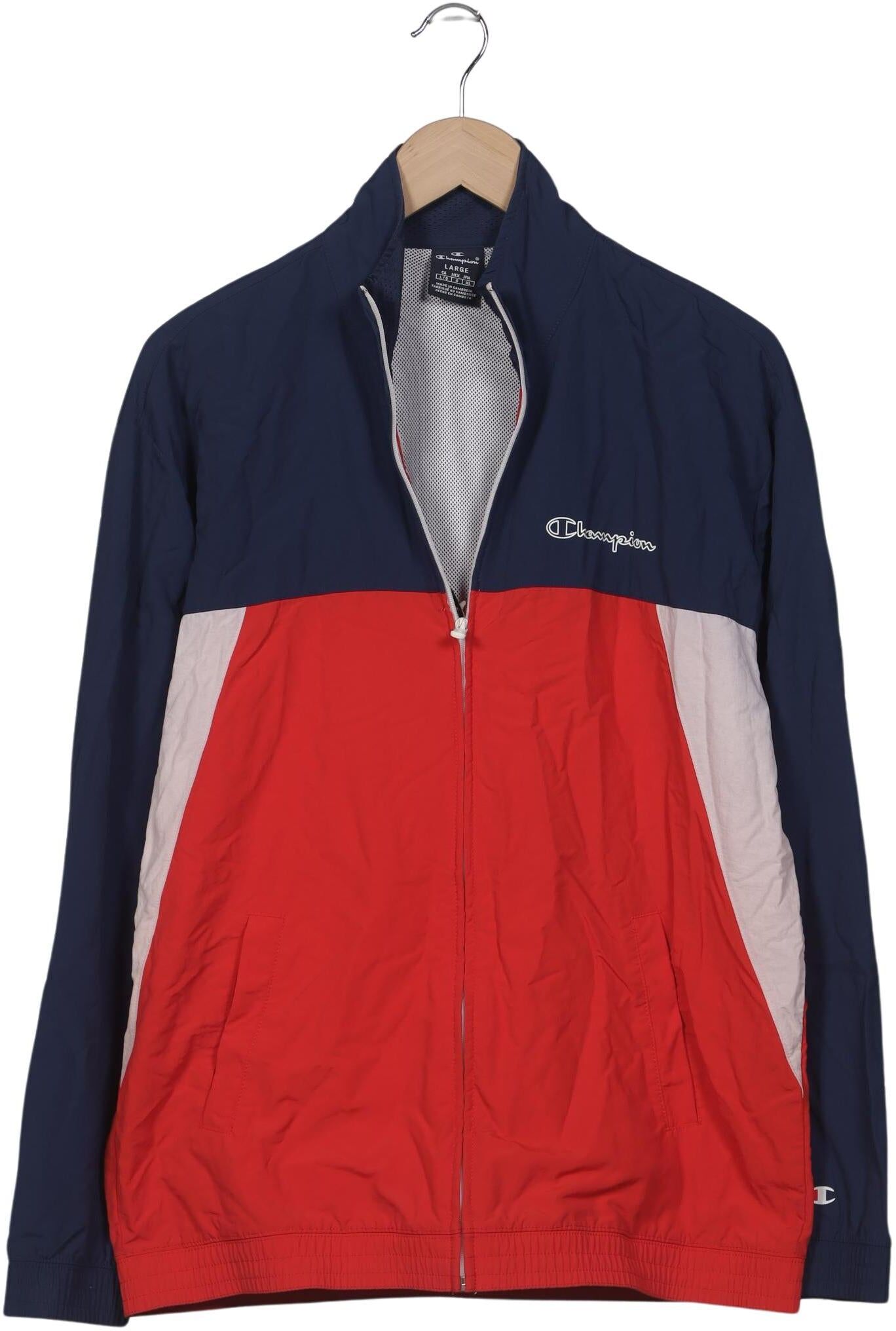 Champion Herren Jacke, Mehrfarbig, Gr. L, Synthetik - Second Hand