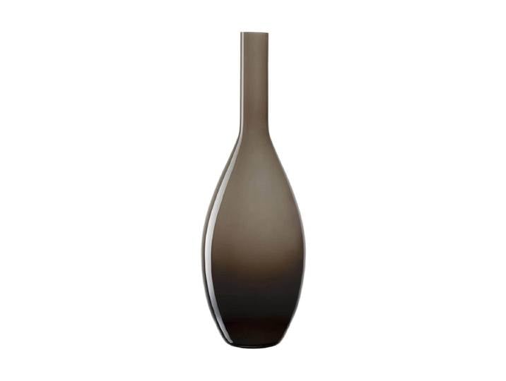 Dekovase LEONARDO Beauty , braun, B:17,5cm H:50cm Ø:17,5cm, Glas, Vasen, Dekovase