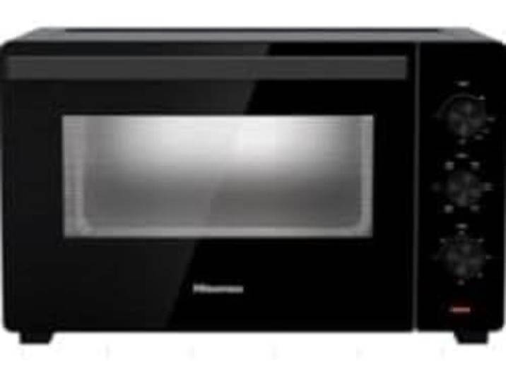Hisense, HOM45M Elektroherd, 45 l, drei Kochstufen, belüftet, Drehspieß, Steuerung 3 Knöpfe