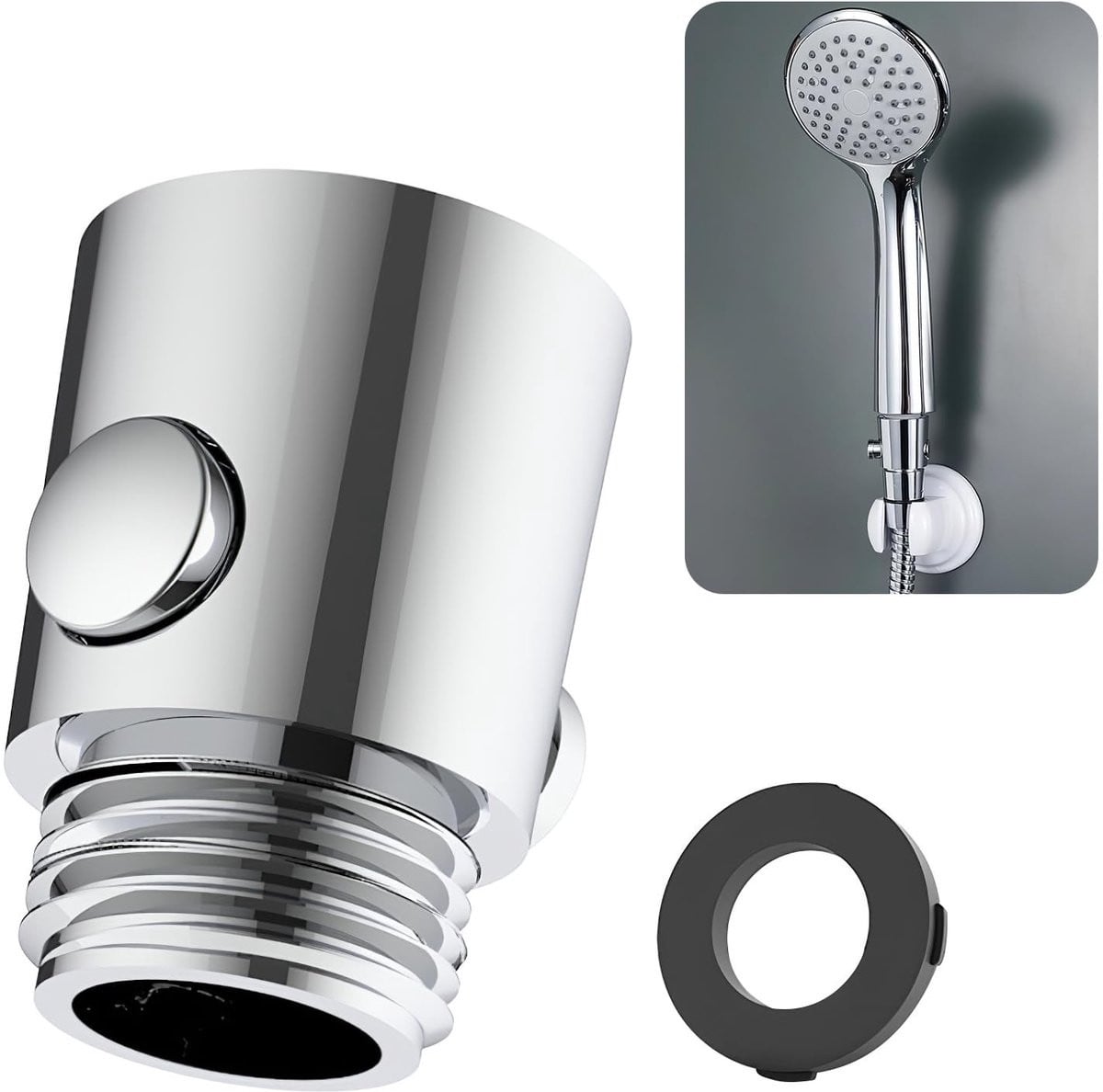 Dailygoods Omstelventiel waterbesparend - Doucheventiel G1/2 - ABS