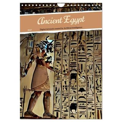 Ancient Egypt - Digital Artwork created by Artificial Intelligence (Wall Calendar 2027 DIN A4 portrait), CALVENDO 12 Month Wall Calendar