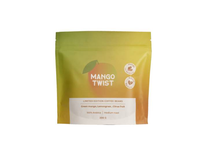 Limited Edition Kaffeebohnen Mango Twist (Mango-Kofermentation), 200 g