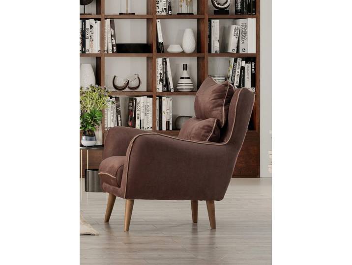 JVmoebel Sessel Premium Ergonomischer Sessel Braun - Komfort & Stil für Ihr Zuhause (1-St), Made in Europe