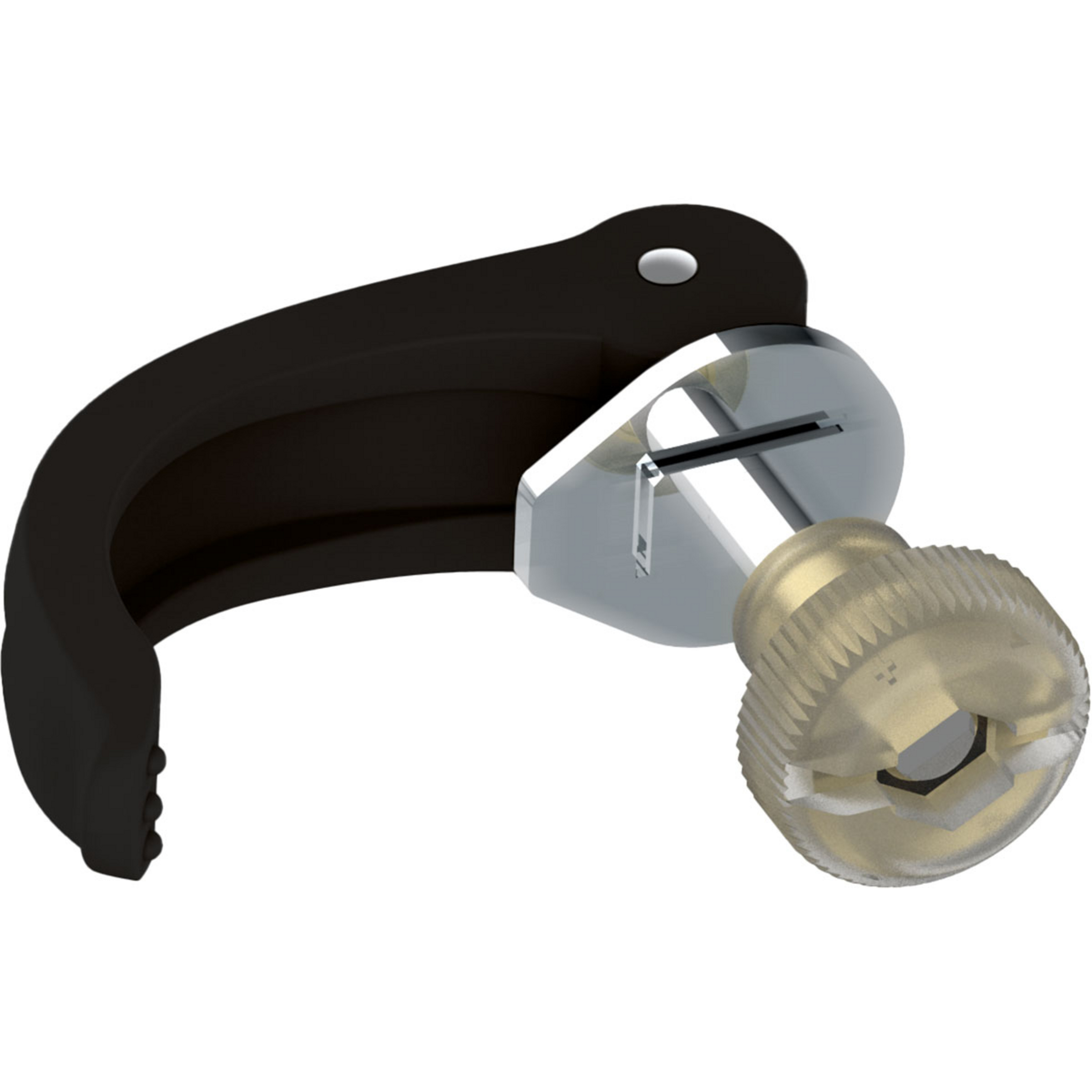 Leki Speed Lock Hebel inkl. Zugbolzen und Rändelrad Stock-Zubehör schwarz Größe 16|14mm Trekking