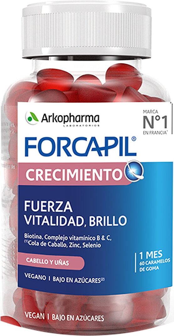 Arkopharma Gummies Forcapil Crecimiento .