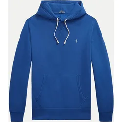Hoodie mit Logo-Stick Blau M